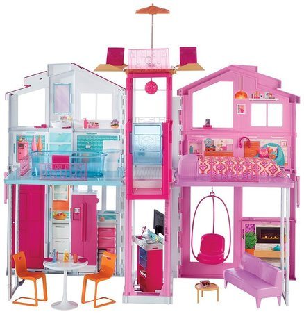 Barbie Stadthaus mit 3 Etagen